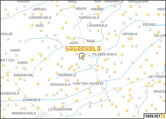 map of Sāgarwāla