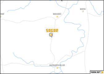 map of Sāgar