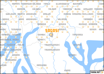 map of Sagasi
