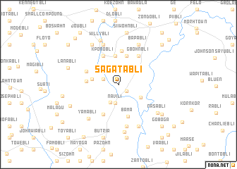 map of Sagatabli