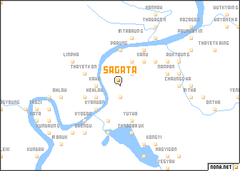 map of Sagata