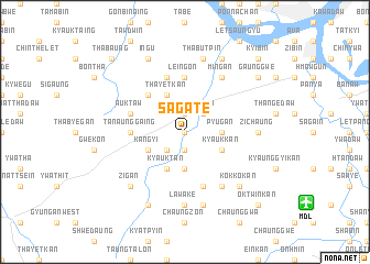 map of Sagate