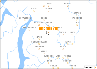 map of Sagawbyin