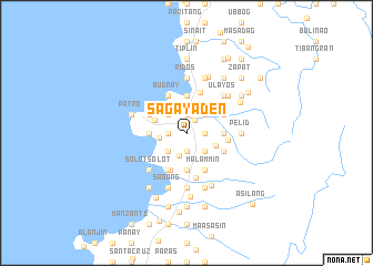 map of Sagayaden