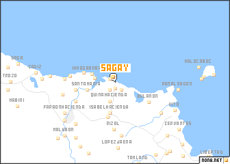 map of Sagay