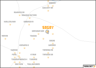 map of Sagay