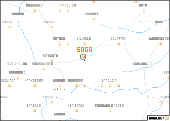 map of Saga