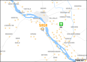 map of Saga