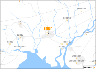 map of Saga