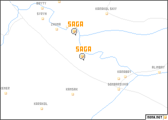 map of Saga