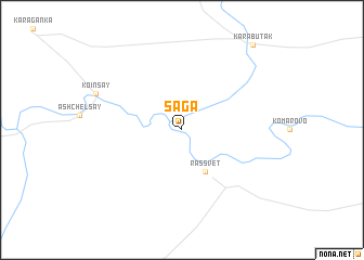 map of Saga