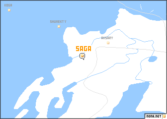 map of Saga