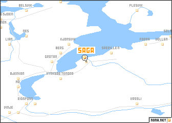 map of Saga