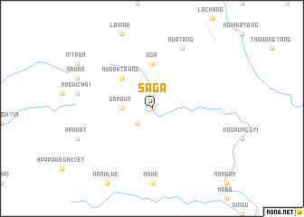 map of Saga