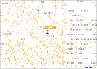 map of Sagbara