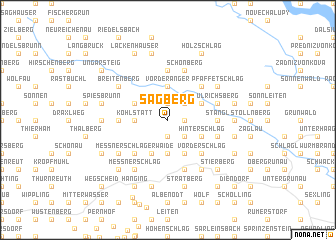 map of Sagberg