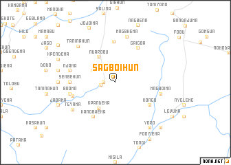 map of Sagboihun