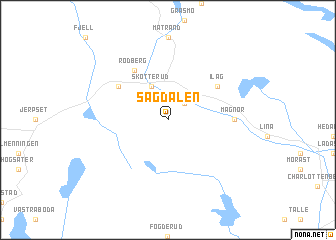 map of Sagdalen
