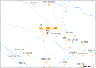 map of Sag Davān