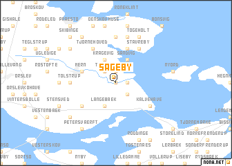 map of Sageby