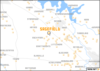 map of Sagefield