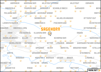 map of Sagehorn