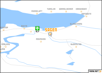 map of Sagen