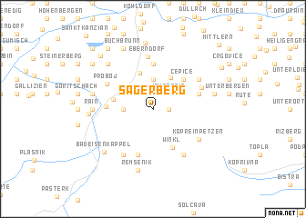 map of Sagerberg