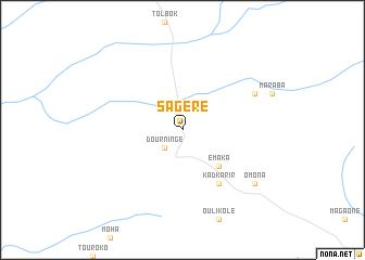 map of Sagéré