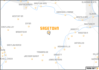 map of Sagetown
