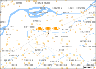 map of Saggharwāla