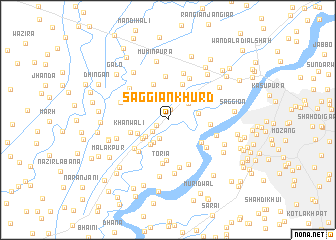 map of Saggiān Khurd