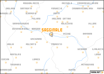 map of Sagginale