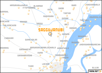 map of Saggu Janūbi