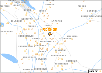 map of Sāgharī