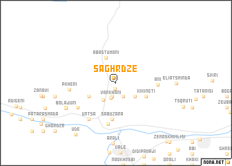 map of Saghrdze