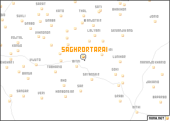 map of Saghror Tarāi