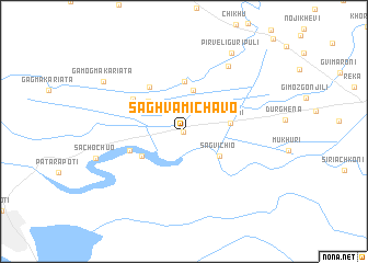 map of Saghvamichʼavo