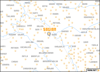 map of Sagiām