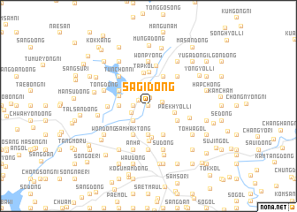 map of Sagi-dong