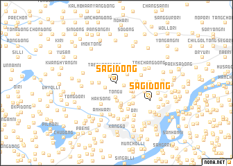 map of Sagi-dong