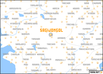 map of Sagijŏm-gol