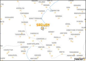 map of Sagijŏm