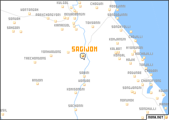 map of Sagijŏm