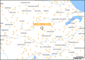 map of Sagimak-kol