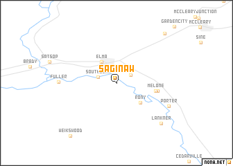 map of Saginaw