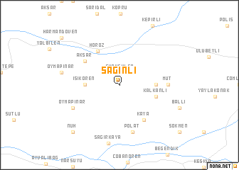 map of Sağınlı