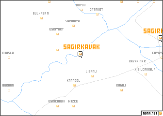 map of Sağırkavak