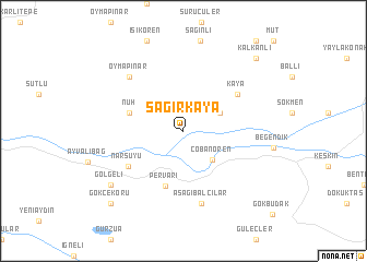 map of Sağırkaya