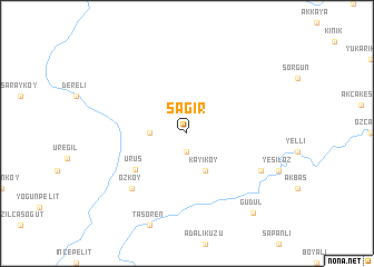 map of Sağır